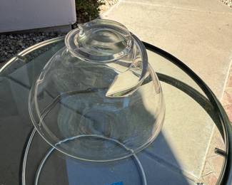 Steuben Glass 8060 Swirl Bowl by Donald Pollard Signed	3.5in H x 7in Diameter 		130016
