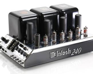 McIntosh MC 240 Vintage Hi-Fi Tube Amplifier MC240 Amp with Cage	8x10.5x15.75in	54lbs unpacked	970012