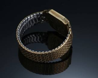 Helbros W.S 16 Jewels Swiss Wrist Watch 14k Gold Filled Case	30mm Wide with Crown. Lug-to-Lug:39mm		6629033
