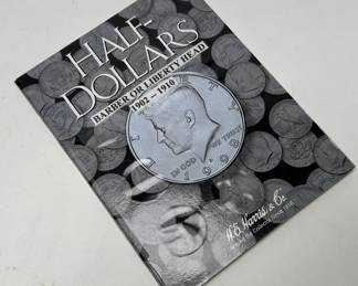 1902-1910 Barber Silver Half-Dollar Coin Book Set 30 Coins 	7.75x6in		107080
