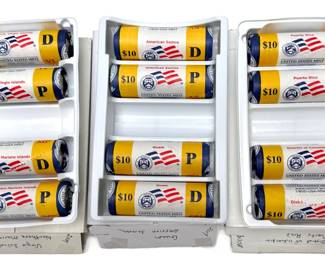 12 Rolls 2009 District of Columbia and U.S. Territories Quarters Virgin Islands Guam Mariana Puerto Rico DC	Box:1.25x4x6in		107076
