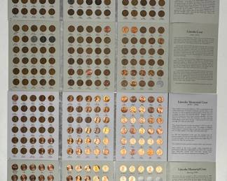 1909-2022 Lincoln Wheat & Memorial 1 Cent Penny Book Set 339 Coins 4 Books	7.75x6in		107090
