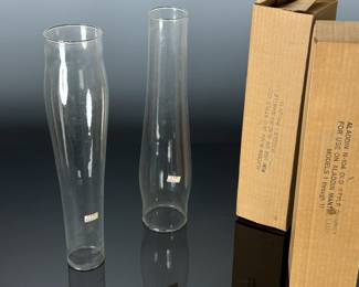 Lot of 2 ALADDIN Lamp Chimney N-104 For Models 1 thru 11 Mantle Lamps NOS NEW OLD STOCK	box: 13x3x3in	1lbs 1 oz	970063
