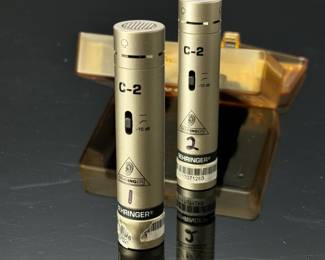 2pc Behringer C-2 Matched Studio Condenser Microphones Pair C2 mics	Mic: 3.7in Long x 0.8in Diameter 	7 oz	970026
