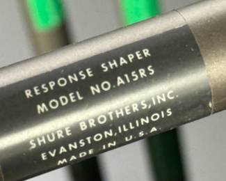 Lot of 4 Shure A15RS Response Shaper & A15LP Low Pass Filter XLR Microphone 	4in Long each	14oz total 	970071
