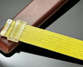 Pickett Model N-16-ES Electronic Slide Rule in Leather Case 	2x3x13in	11oz	970068
