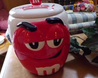 M & M Cookie Jar