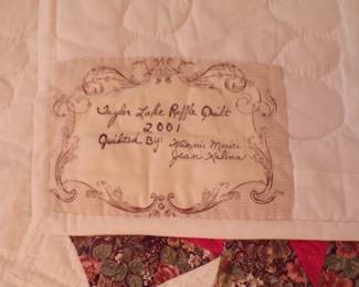 Signed Quilt