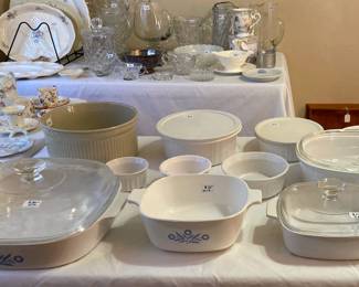 Corningware, including Blue Cornflower