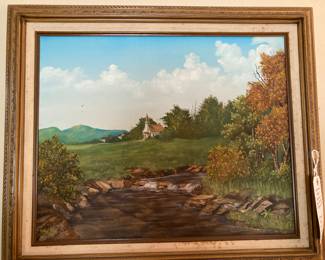 Norman Engel original framed art