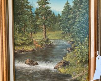 Norman Engel original framed art