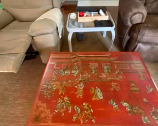 Asian Chest used as Coffee Table