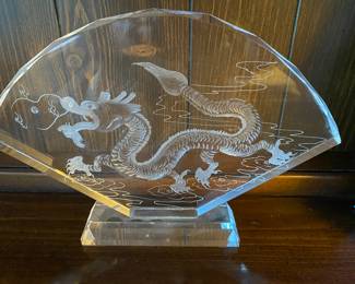 Crystal Dragon Carving
