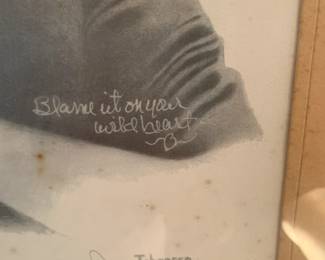 Signed & numbered lithograph, Stevie Nicks of Fleetwood Mac