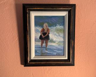 Waterfront Art Show Poster, signed & dated