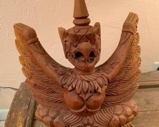 Thailand wood carving 