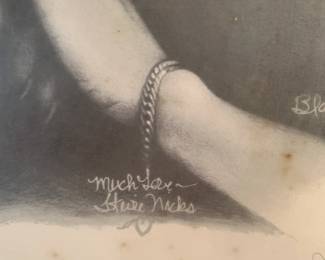 Signed & numbered lithograph, Stevie Nicks of Fleetwood Mac