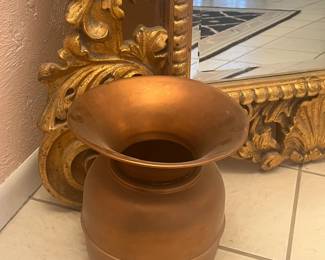 Copper spitoon  