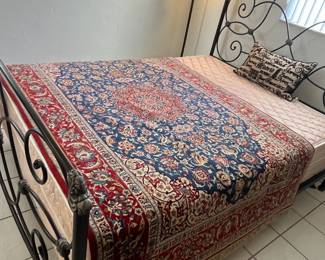 BEAUTIFUL oriental silk wool tapestry, 5' x 8'