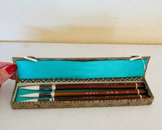 Pure goat hair brush gift set