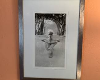 Edward Holland b & w print, framed & numbered
