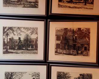 Gorgeous collection of black & white framed art - Dec 16