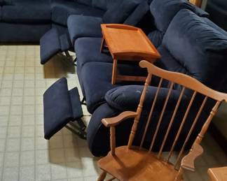 Sectional Sofa w/ 3 Reclining Seats