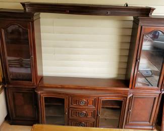 Liberty Furniture, lighted with glass shelves