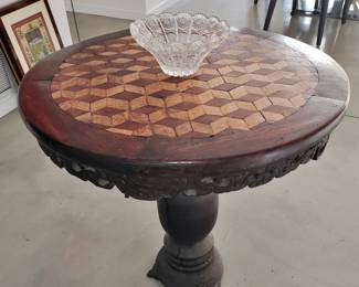 Antique Inlaid Center Table