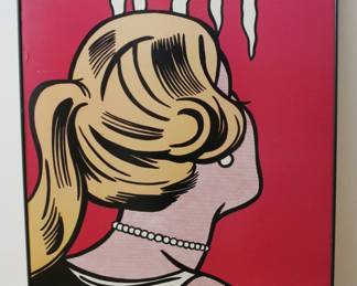"Hello..."  Roy Lichtenstein LACMA Exhibition Poster