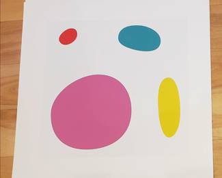 "Dots"  by Moshe Elimelech - we have 50 numbered lithos of this