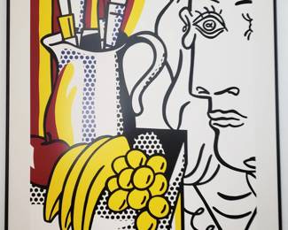 "Still LIfe w/ Picasso"  Roy Lichtenstein Exhibition Poster