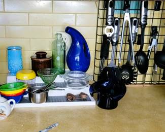 Kitchen utensils and supplies