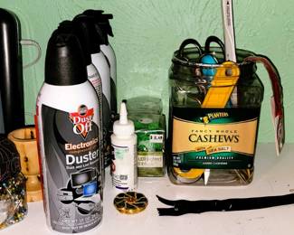 Nature cameras, craft supplies, candles