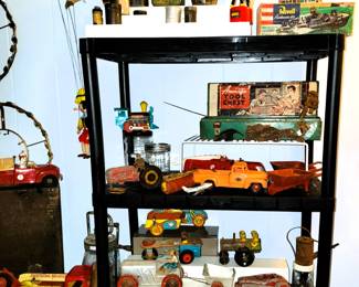 Vintage Tin made in Japan Toys