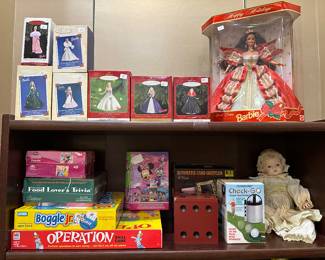 Toys, games, and puzzles.