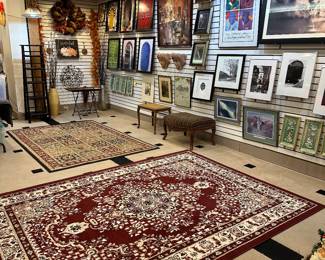Lots of large area rugs