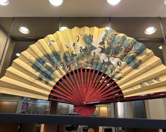 Large oriental fan!