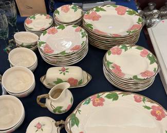 Franciscan Dessert Rose Set