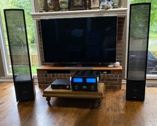 MartinLogan Speakers Impression ESL 11A - $4000 FIRM (2 years old in original boxes) SPEAKERS ONLY from this photo.