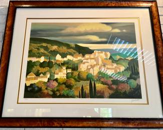 Signed and Numbered "Tuscan Hillside II" with beautiful Frame.