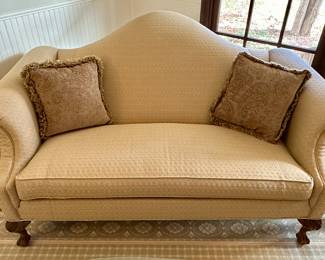 Ethan Allen Camelback Sofa