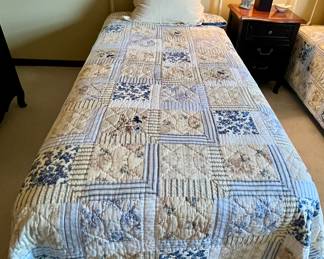 Pair of Twin Beds by Sealy and Metal Frames