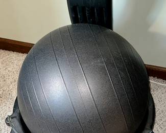 Unique Rubber Ball Chair with Rollers