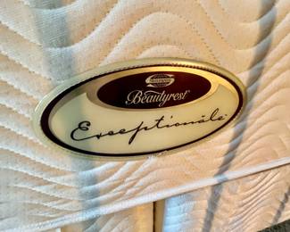 Beautyrest Exceptionale King Mattress with 2 Twin Box Springs.