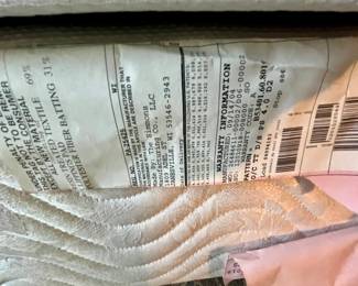 Beautyrest Exceptionale King Mattress with 2 Twin Box Springs.