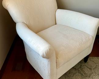 Cool White Crate & Barrel Chair