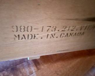 Furniture was Made in Canada