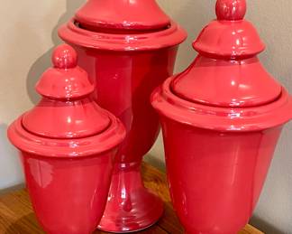 Set of 3 Jars with Tops