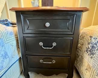 3 Drawer Side Chest in Black by Young America
